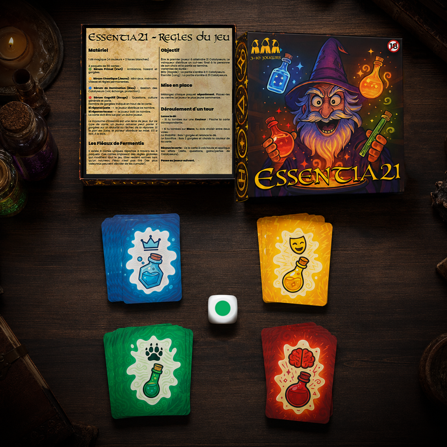 Essentia 21 — Le Jeu de Soirée qui Réveille tes Apéros